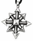Chaosstern 60 mit Schlangenkette - Silber