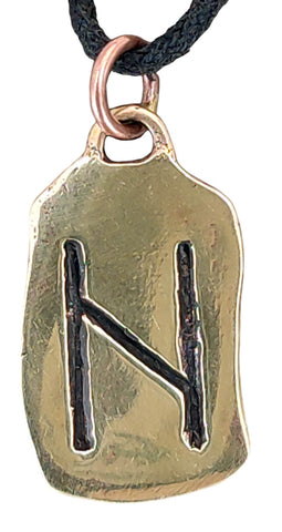 Anhänger 95 Hagalaz - Bronze