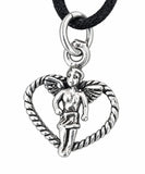 Engel 337 mit Schlangenkette - Silber