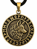 Anhänger 155 Wolfskopf - Bronze