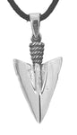 Pfeilspitze 357 mit Korbkette - Silber