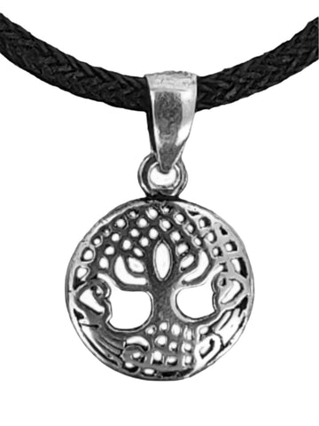 Lebensbaum 97 mit Schlangenkette - Silber