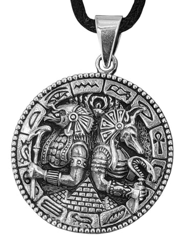 Anhänger 410 Horus und Anubis - Silber