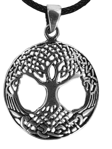 Lebensbaum 92 mit Korbkette - Silber