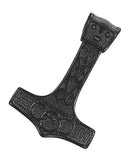 Anhänger 200 Schwarzer Thorshammer - Edelstahl
