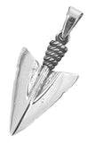 Pfeilspitze 357 mit Korbkette - Silber