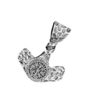 Thorshammer 384 mit Korbkette - Silber