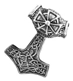 Thorshammer 151 mit Königskette - Silber
