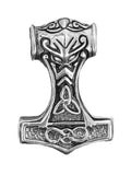 Thorshammer 223 mit Königskette - Silber