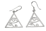 Ohrring 15 Auge des Horus - Silber