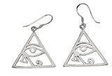 Ohrring 15 Auge des Horus - Silber