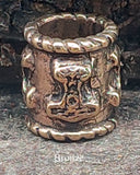 Bartperle Thorshammer 8 mm - Bronze