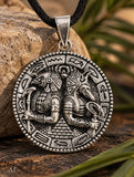 Anhänger 410 Horus und Anubis - Silber