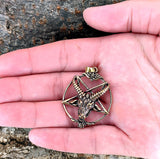 Anhänger 143 Pentagramm - Bronze