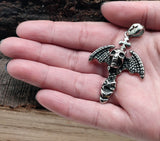 Anhänger 87 Totenkopf - Edelstahl