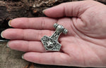 Anhänger 144 Thorshammer - Silber