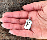 Anhänger 299 Fehu - Silber