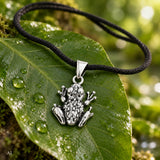 Frosch 114 mit Korbkette - Silber