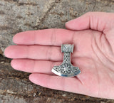 Kombi 379 Thorshammer mit Königskette - Silber