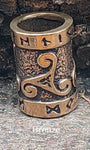 Bartperle Triskele 7mm - Bronze