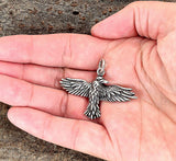 Rabe 29 mit Korbkette - Silber