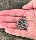 Schlangen 330 mit Schlangenkette - Silber