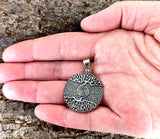 Lebensbaum 18 mit Korbkette - Silber