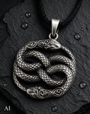 Schlangen 330 mit Schlangenkette - Silber