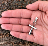 Ankh 32 A mit Schlangenkette - Silber
