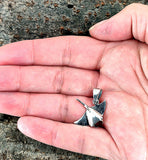Rochen 316 mit Schlangenkette - Silber