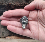 Ring Wolfskopf, Gr. 55-70 (edwo) - Edelstahl