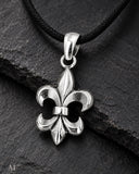 Anhänger 40 Fleur-de-Lis - Silber