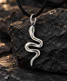 Schlange 5 mit Korbkette - Silber
