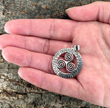 Triskele 231 mit Schlangenkette - Silber