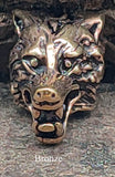 Bartperle Wolf 8 mm - Bronze