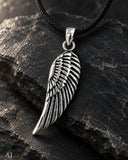 Flügel 183 mit Schlangenkette - Silber