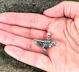 Anhänger 233 Rabe - Silber