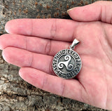 Triskele 328 mit Schlangenkette - Silber