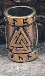 Bartperle Wotan 7mm Bronze