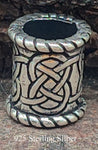 Bartperle Keltenknoten 8 mm - Silber