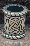 Bartperle Keltenknoten 8 mm - Silber