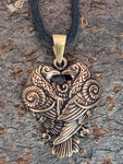 Anhänger 159 Raben - Bronze