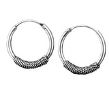 Unisex Ohrringe aus 925 Silber im Bali-Style von Bali Creole
