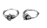 Unisex Ohrringe aus 925 Silber – zeitlos & hochwertig | Bali Creole CR.31