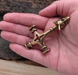 Anhänger 72 Wolfskreuz - Bronze