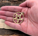 Anhänger 194 Pentagramm - Bronze