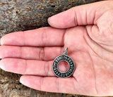 Anhänger 30 Runenkreis - Silber