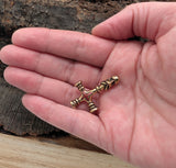 Anhänger 71 Wolfskreuz - Bronze