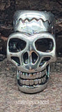 Bartperle Totenkopf - Edelstahl Nr. 1007