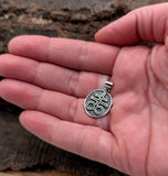 Leviathan Kreuz  414 mit Schlangenkette - Silber